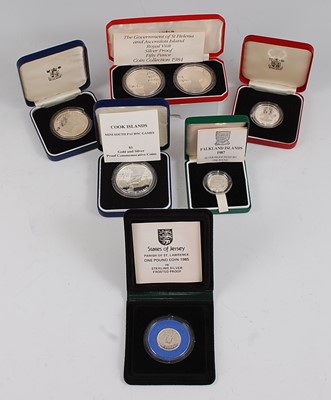 Lot 2056 - The Royal Mint, a collection of silver proof...