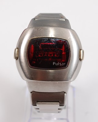 Lot 2527 - An early 1970s Pulsar digital wristwatch,...