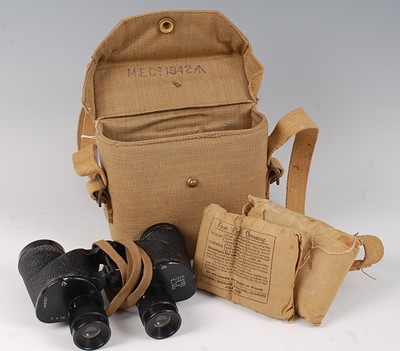 Lot 61 - A pair of WW II Bausch & Lomb 6 x 30 military...