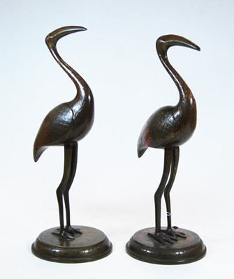 Lot 4 - A pair of 20th century Indian brass models of...