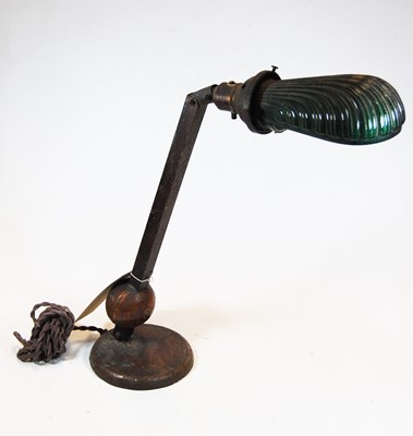 Lot 18 - An early 20th century adjustable copper desk...