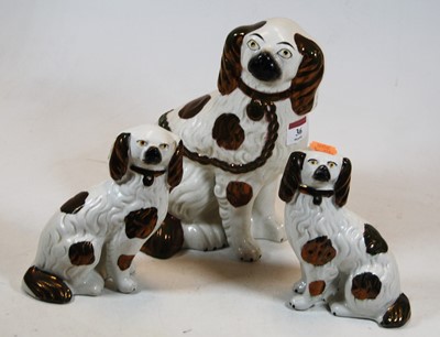 Lot 36 - A late Victorian Staffordshire pottery model...