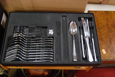 Lot 275 - A WMF Cromargan stainless steel five-place...