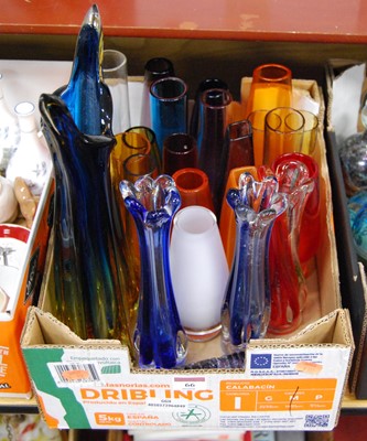 Lot 66 - A box of mixed late 20th century coloured...