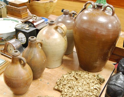 Lot 107 - A 19th century salt glazed stoneware...