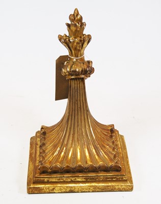Lot 112 - A 20th century carved and gilt painted wall...