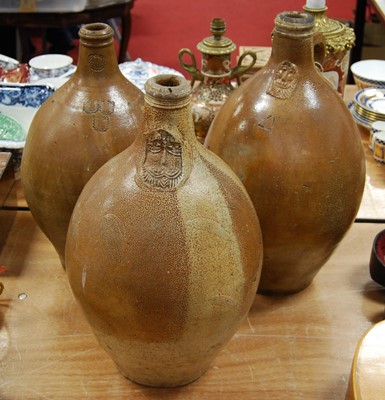 Lot 121 - A 19th century salt glazed stoneware...
