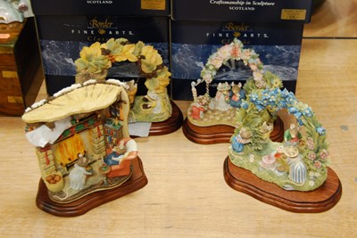Lot 153 - A Border Fine Arts classic Brambly Hedge set...