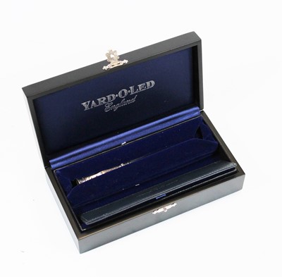 Lot 314 - A silver cased Yard-o-Led Regent hexagonal...
