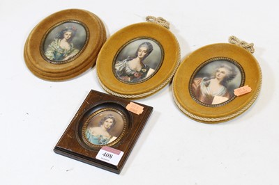 Lot 408 - Continental school, 20th century, a set of...