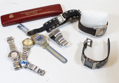 Lot 424 - A gents Diesel 5 bar quartz wrist watch having...