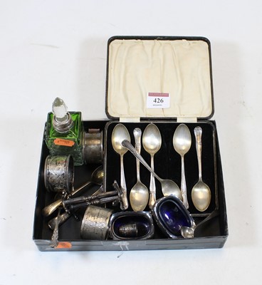 Lot 426 - A circa 1900 scent bottle and stopper having...