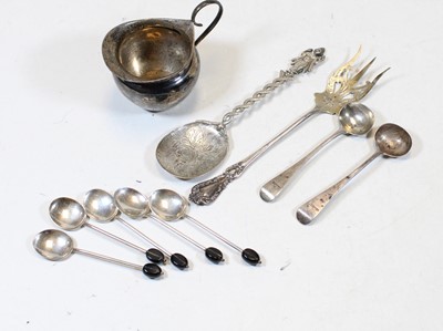 Lot 428 - A late Victorian silver cream jug of plain...