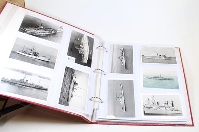 Lot 478 - An album of black and white military...