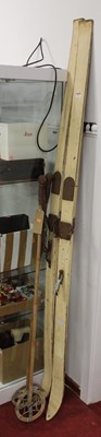 Lot 524 - A pair of early 20th century cream painted ply...