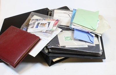 Lot 530 - Various first day covers contained in albums,...