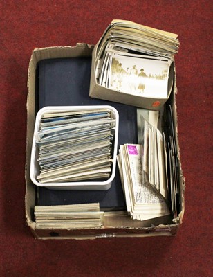 Lot 534 - A box of miscellaneous postcards, to include...