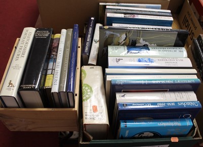 Lot 568 - Two boxes of mixed hardback books mainly on...