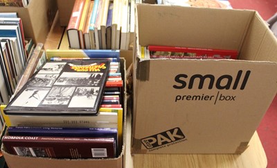 Lot 570 - Two boxes of mixed hardback books all being on...