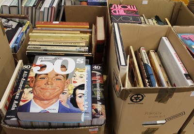 Lot 571 - Four boxes of mixed books to include all...