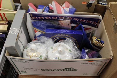 Lot 574 - One box of mixed sundries to include royal...