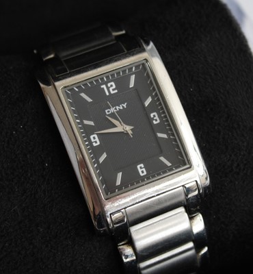Lot 379 - A Donna Karan New York ladies quartz fashion...