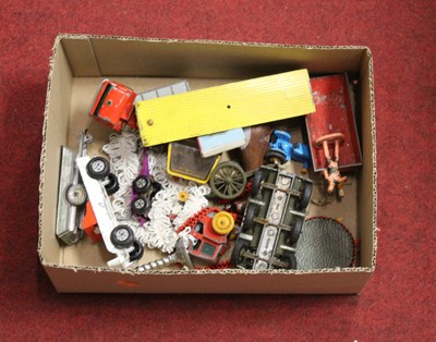 Lot 543 - A box of mixed toys including Matchbox...