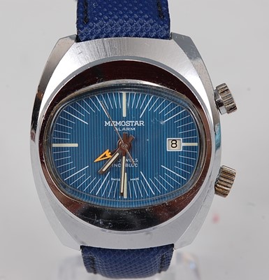 Lot 2547 - A gent's steel cased Memostar wristwatch,...