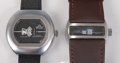 Lot 2627 - A Prestige gent's brushed steel cased...