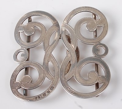 Lot 2732 - A late Victorian silver nurses buckle, of...