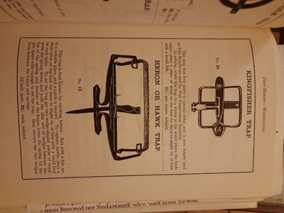 Lot 323 - A Victorian iron kingfisher trap, having 3 1/2"...