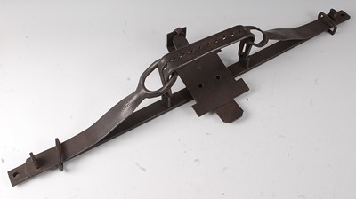 Lot 333 - * A Bellamy's steel dog trap, having 7 1/2"...