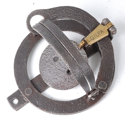 Lot 354 - * An early 20th century steel pole trap,...