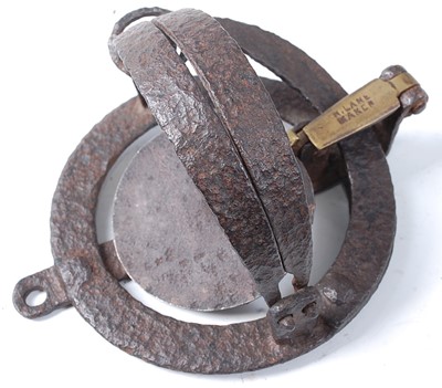 Lot 364 - * A Victorian pole trap, having 4" round...