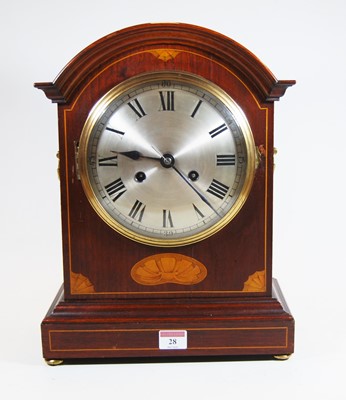 Lot 28 - An early 20th century mahogany and box wood...