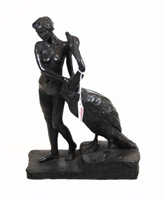 Lot 42 - A 20th century bronzed figure group of Lleda...