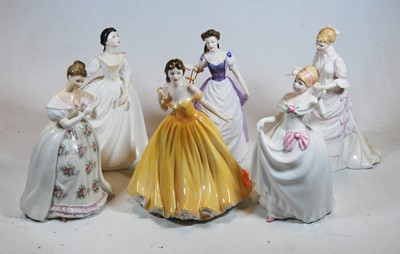 Lot 56 - A collection of six Royal Doulton porcelain...