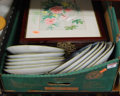 Lot 82 - A box containing a collection of Chinese...