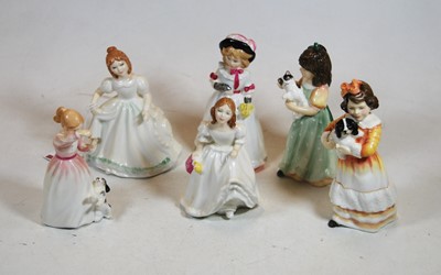 Lot 52 - A collection of six Royal Doulton porcelain...