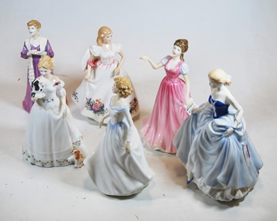 Lot 141 - A collection of six Royal Doulton porcelain...