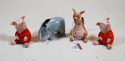 Lot 222 - Four Beswick Walt Disney production Winnie the...