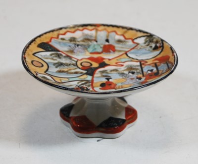 Lot 231 - A Japanese late Meiji period miniature tazza,...