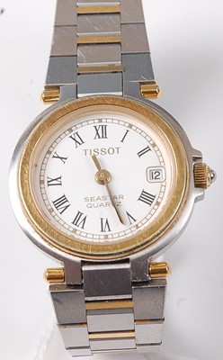 Lot 409 - A lady's Tissot Seastar quartz bi-metal...