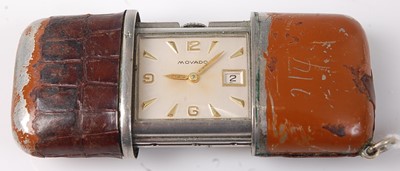 Lot 430 - A lady's Movado 'purse' watch, having signed...