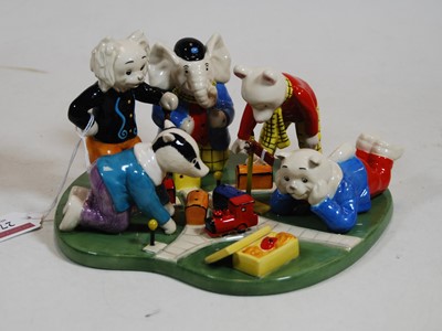 Lot 276 - A Royal Doulton Rupert figure 'Rupert's Toy...