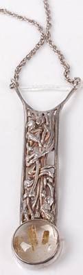 Lot 472 - A contemporary Arts & Crafts silver and...