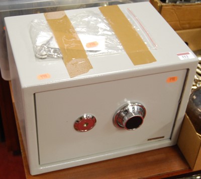 Lot 312 - A modern key and combination safe