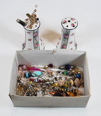 Lot 350 - A collection of miscellaneous hat and stick...