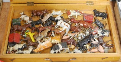 Lot 382 - A collection of Britains lead farm animals,...
