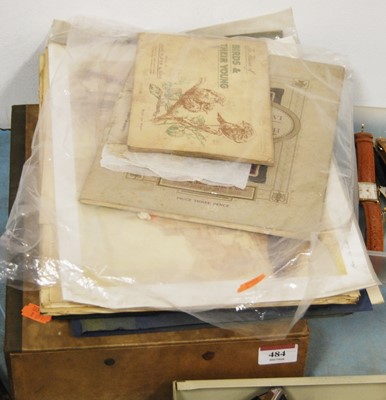 Lot 484 - Ephemera to include cigarette cards, loose...